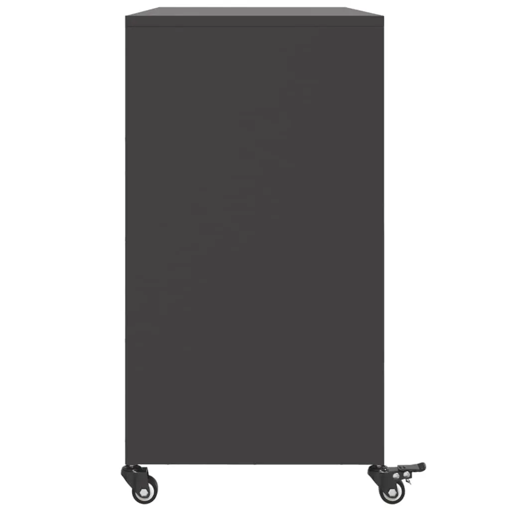 Black Steel Storage Sideboard