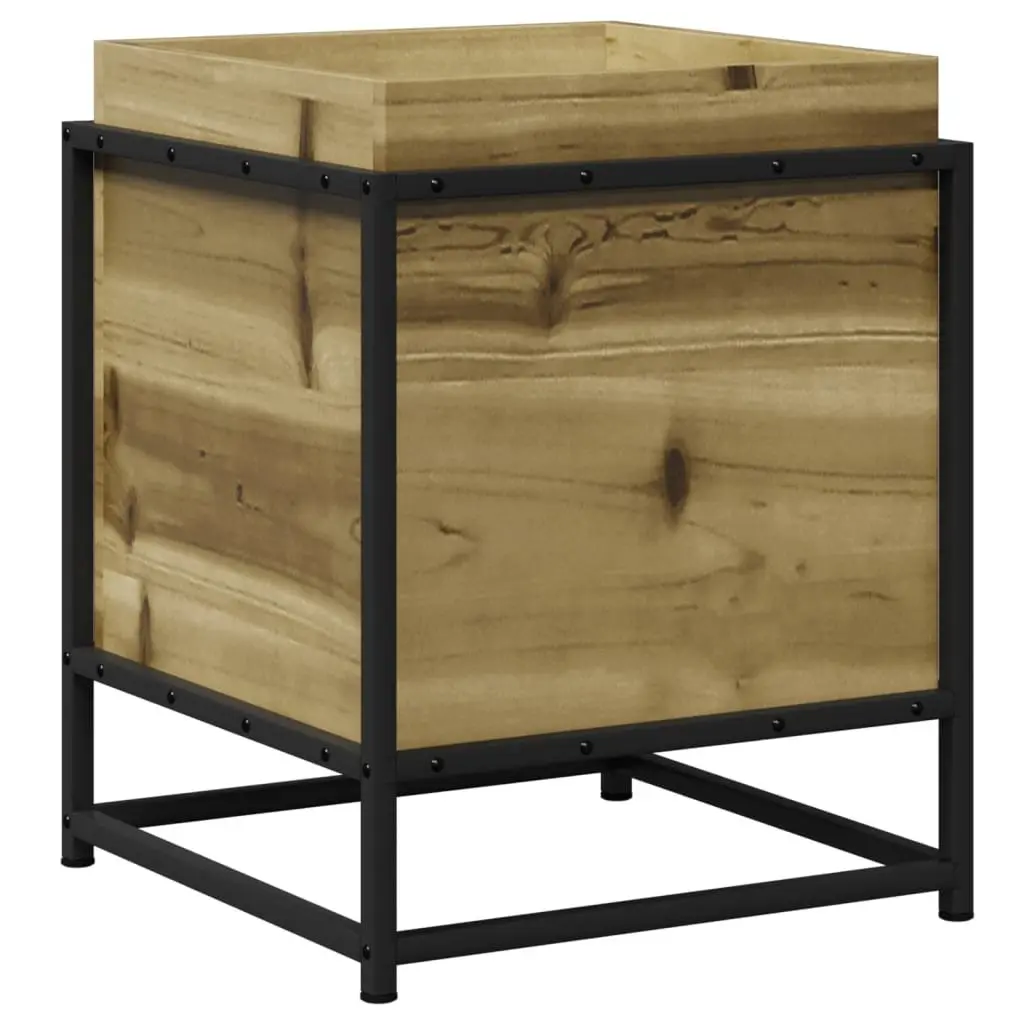Garden Planter Box Outdoor Patio 40x40x50cm Impregnated Pine Wood Raised Bed