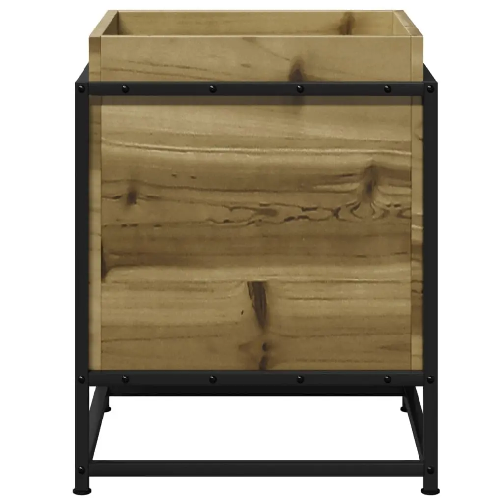 Garden Planter Box Outdoor Patio 40x40x50cm Impregnated Pine Wood Raised Bed