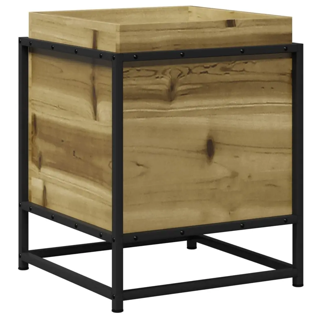 Garden Planter Box Outdoor Patio 40x40x50cm Impregnated Pine Wood Raised Bed