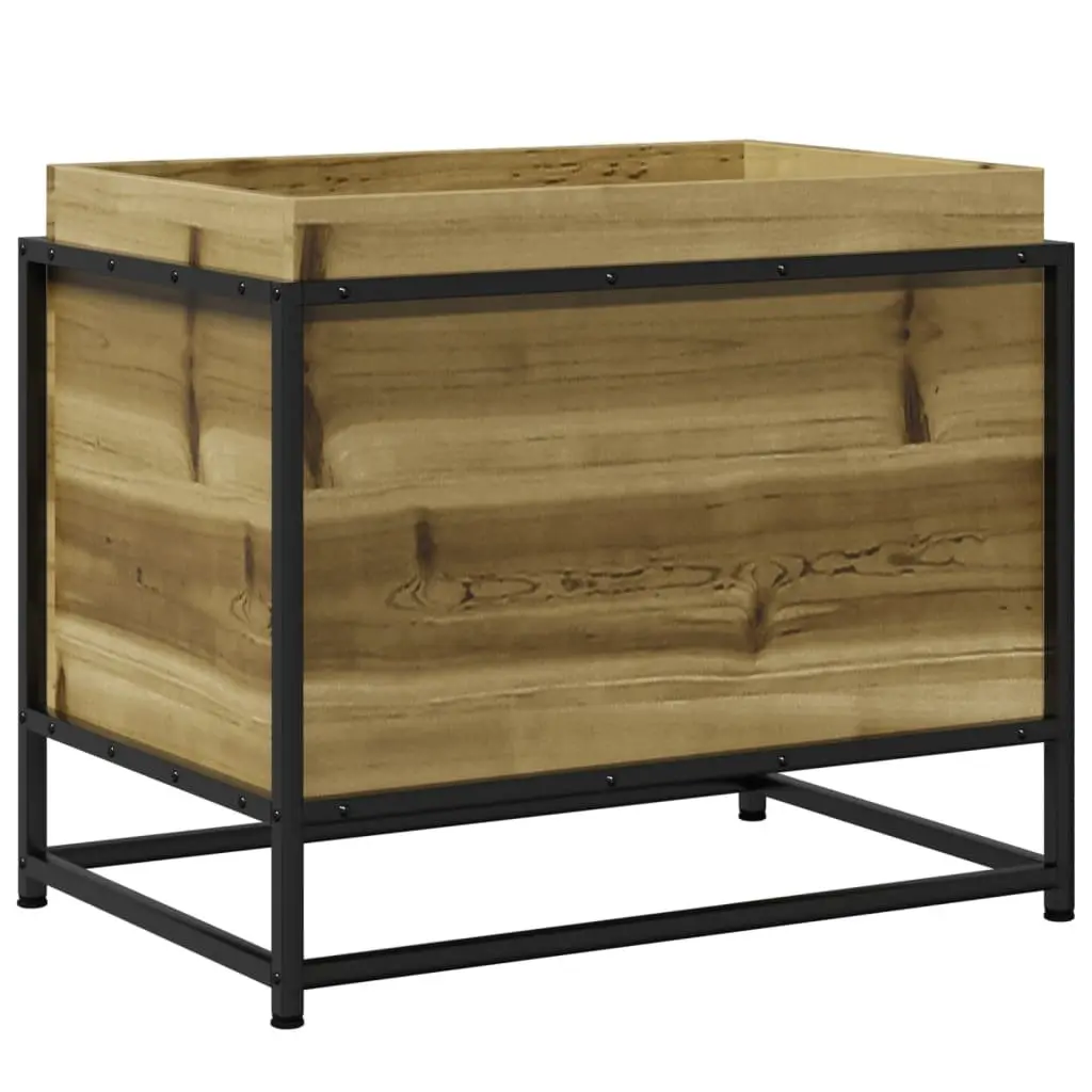 Garden Planter Box 60x40x50cm Impregnated Pine Wood Outdoor Patio Flower Bed
