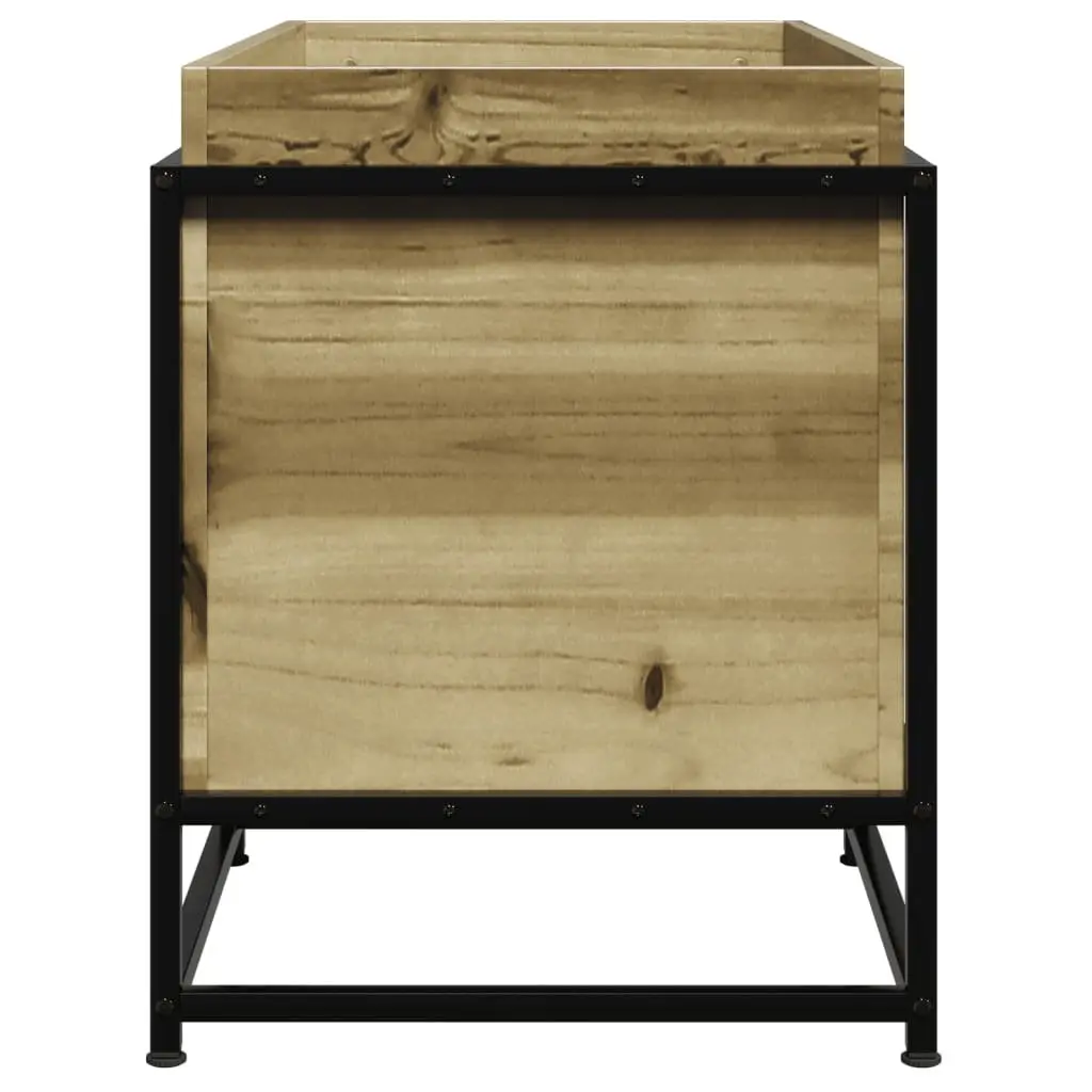 Garden Planter Box 80x40x50cm Impregnated Pine Wood Outdoor Patio Flowers