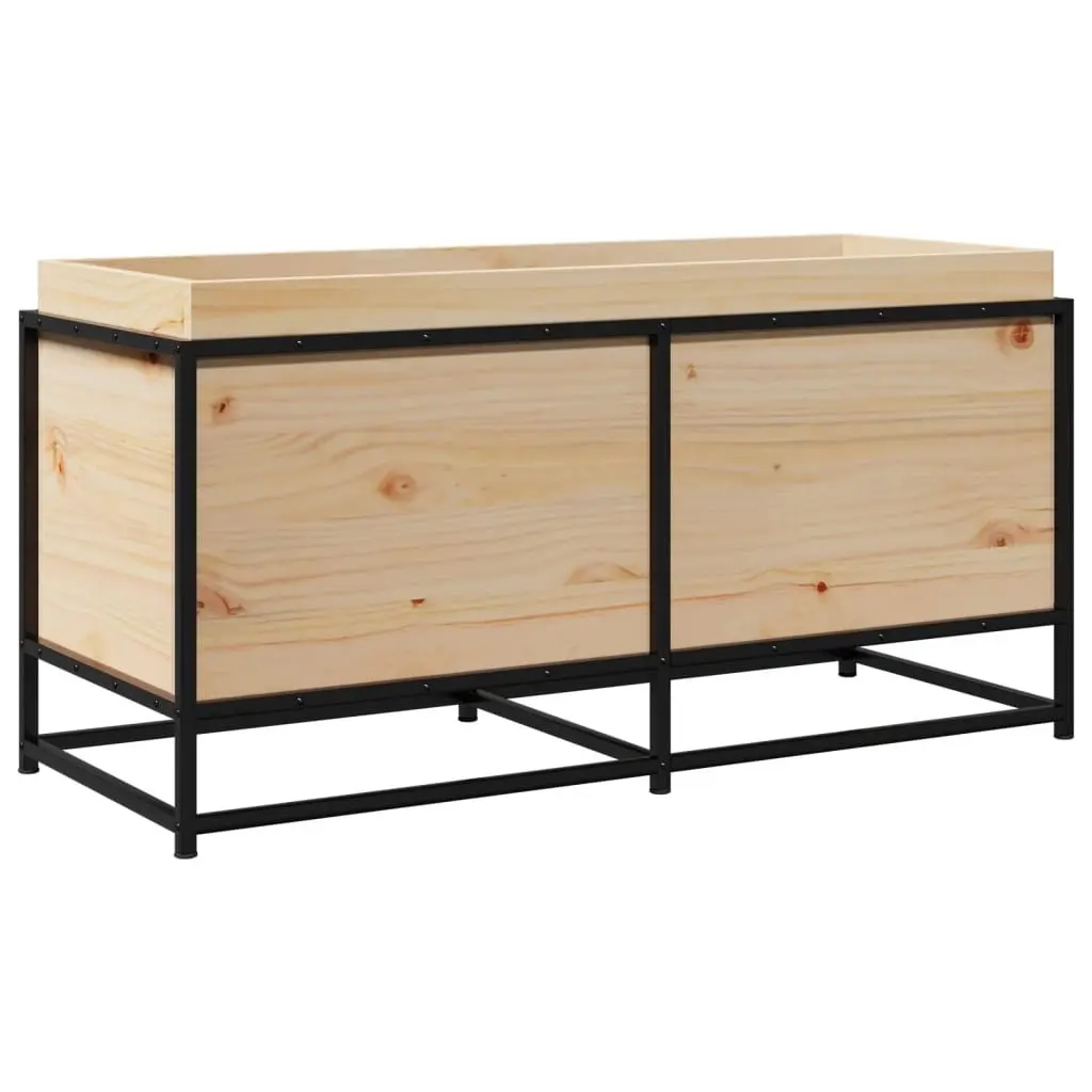 Garden Planter Box Raised Bed Solid Wood Pine Brown Outdoor Patio Decoration