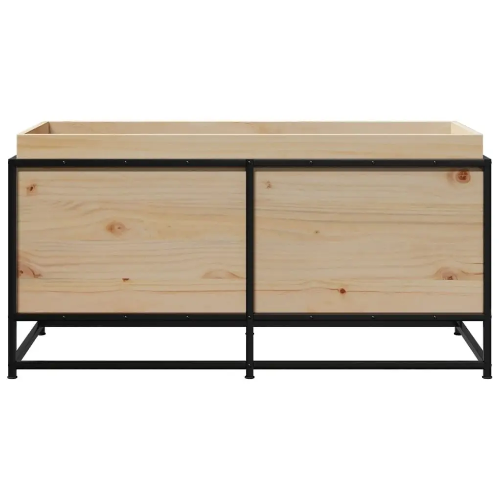 Garden Planter Box Raised Bed Solid Wood Pine Brown Outdoor Patio Decoration