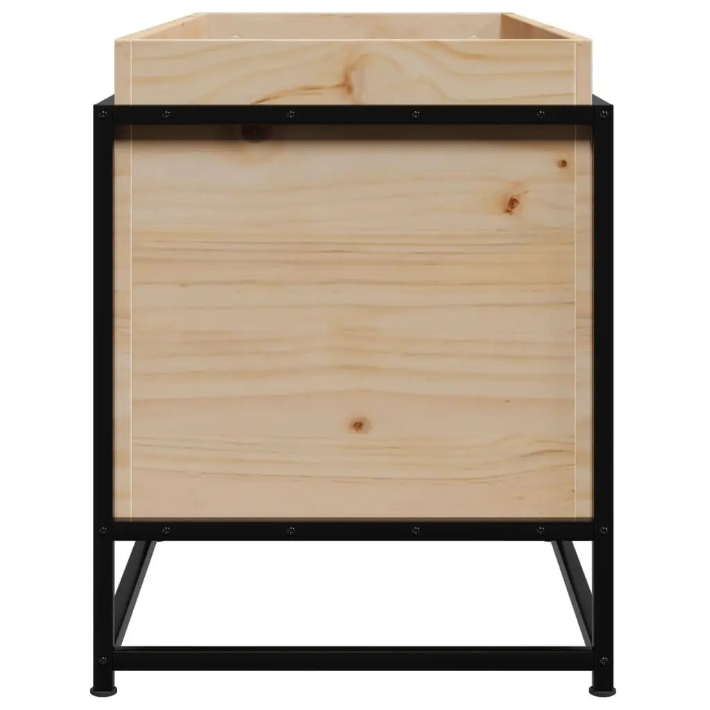 Garden Planter Box Raised Bed Solid Wood Pine Brown Outdoor Patio Decoration