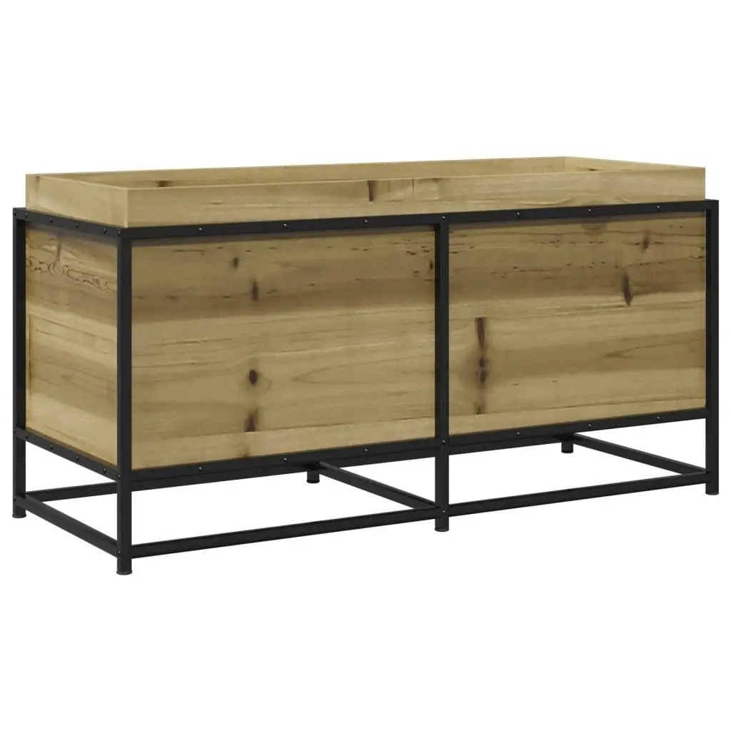 Garden Planter Box Outdoor Patio 100x40x50cm Impregnated Pine Wood