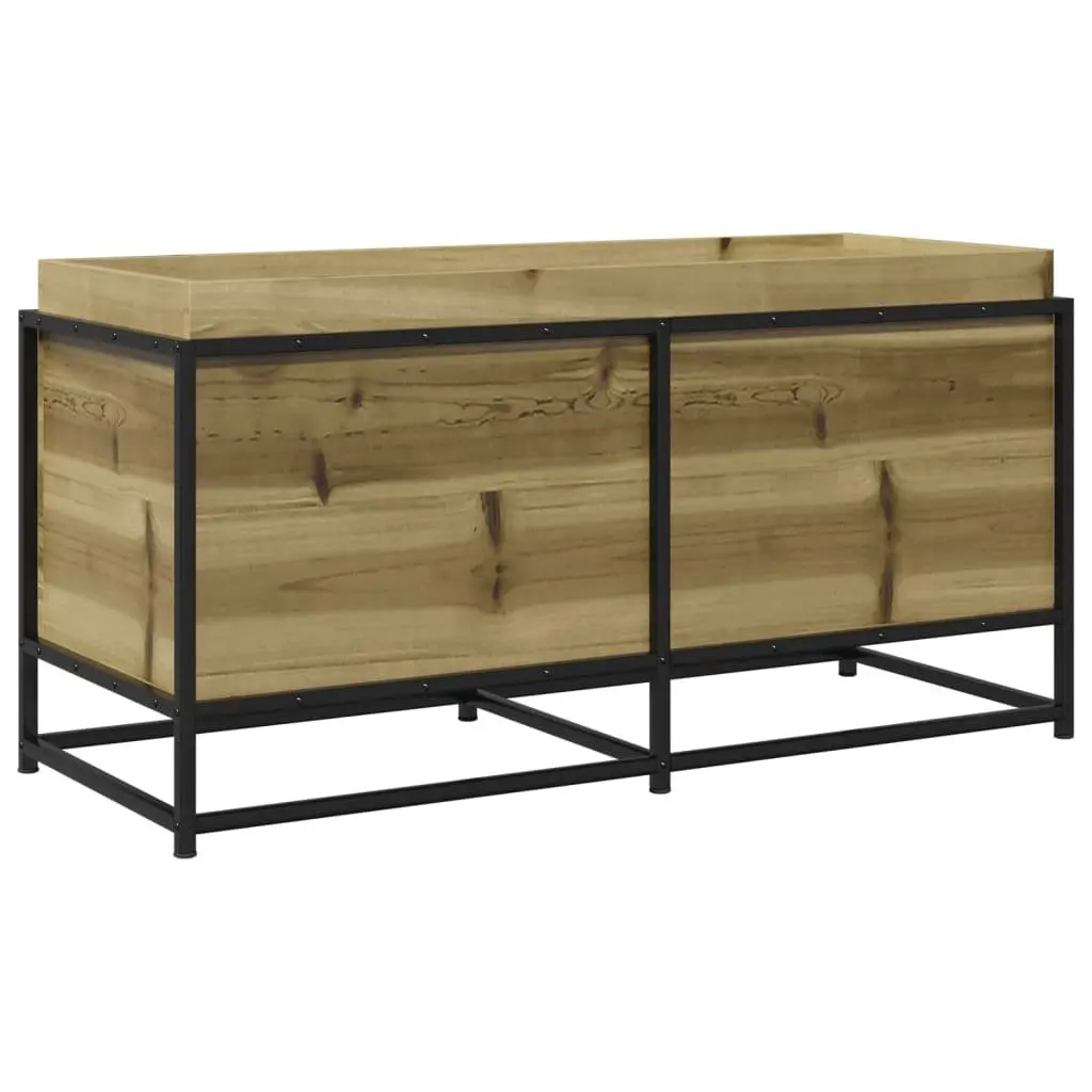 Garden Planter Box Outdoor Patio 100x40x50cm Impregnated Pine Wood