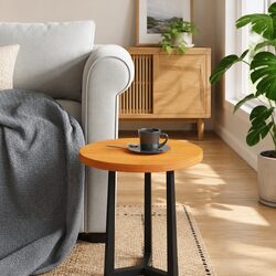 Specifications of Brown Round Wooden Table Top Ø40cm Pinewood