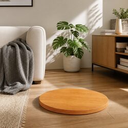 Specifications of Brown Round Wooden Table Top Ø40cm Pinewood