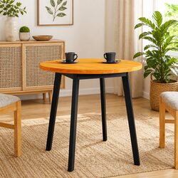Round Wooden Table Top Specifications: 70 cm Diameter