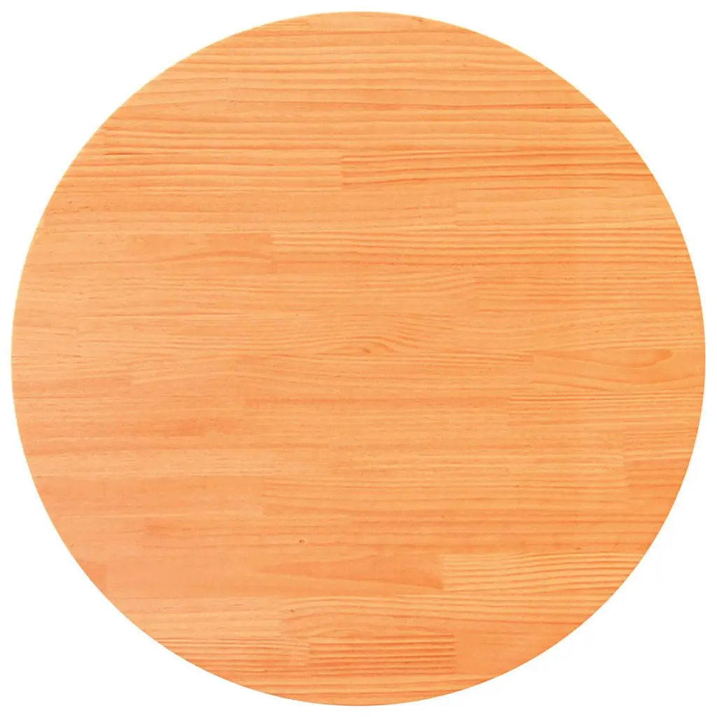 Round Wooden Table Top Ø80cm in Brown