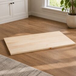 80x50cm Rectangular Solid Pine Wood Table Top