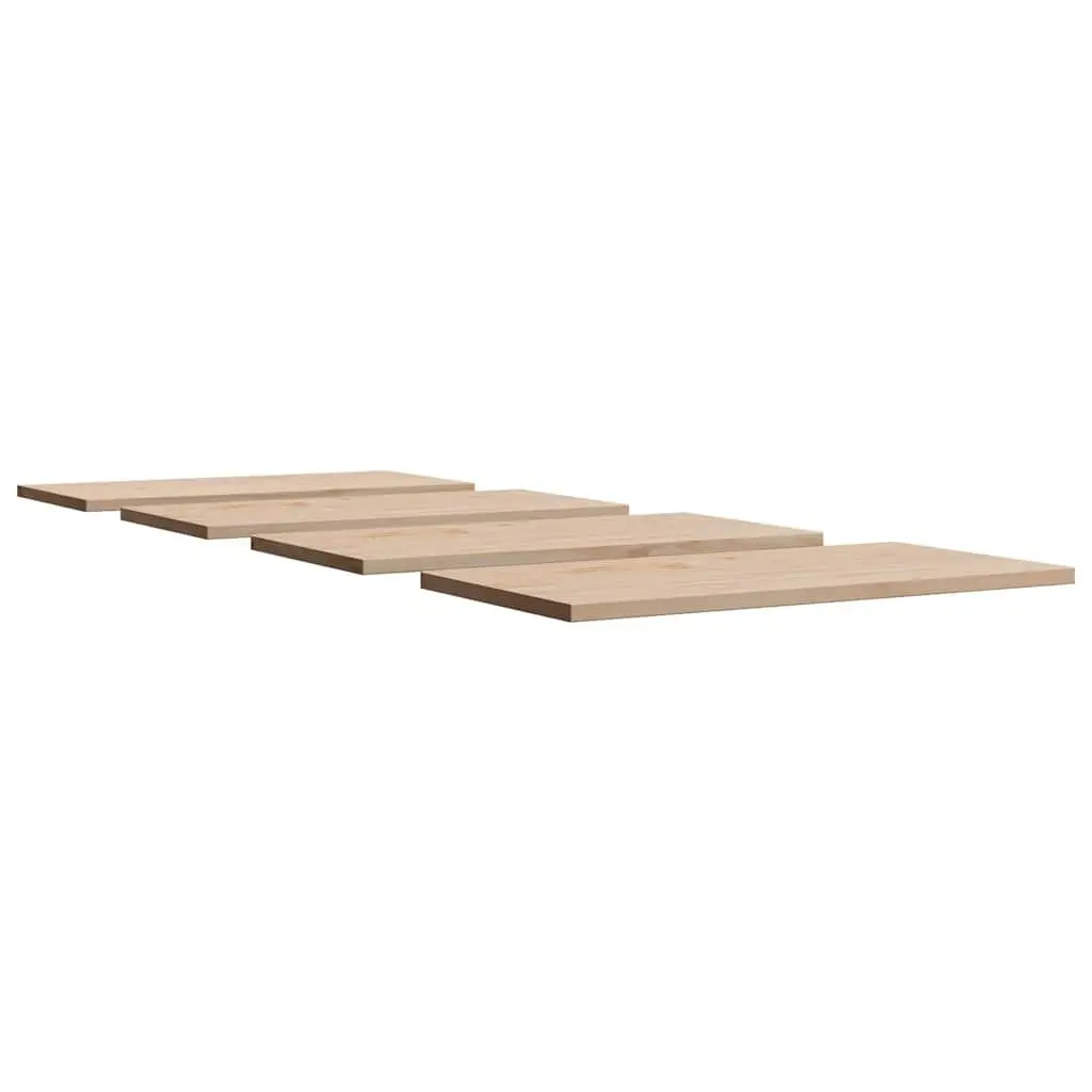 Rectangular Table Tops 90x45 cm, 4 pcs Solid Pine