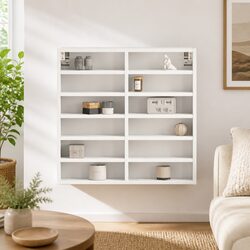 Specifications of White Floating Vitrine Cabinet 60x8.5x58 cm