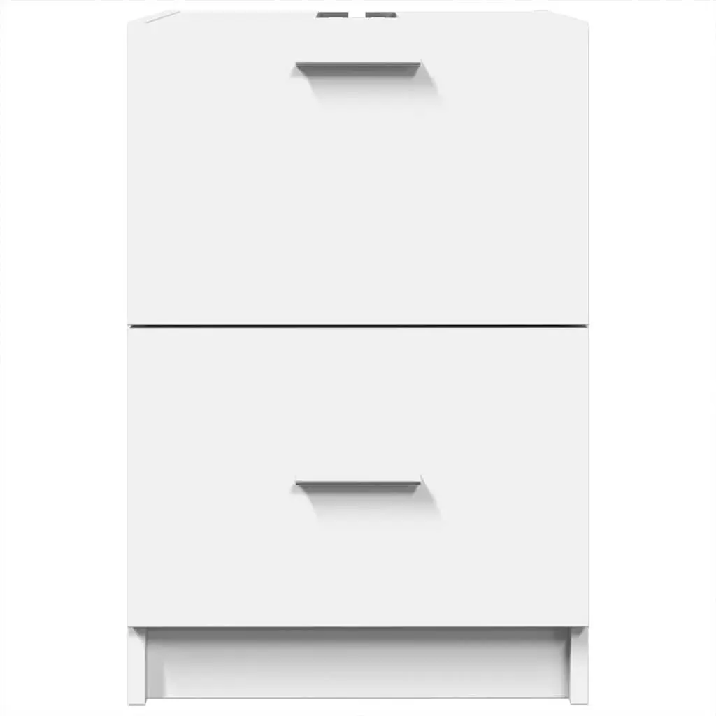 Bathroom Vanity Unit White Under Sink Cabinet 40x37x59cm Storage Drawer