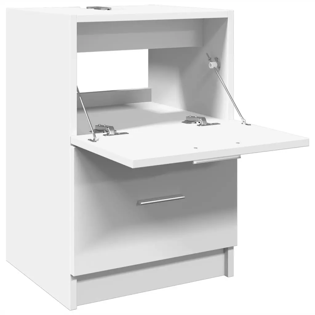Bathroom Vanity Unit White Under Sink Cabinet 40x37x59cm Storage Drawer
