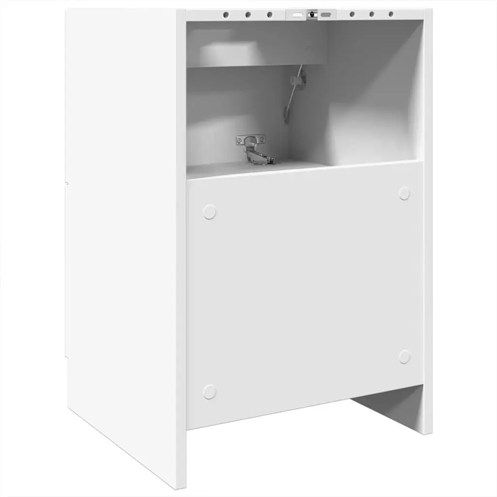 Bathroom Vanity Unit White Under Sink Cabinet 40x37x59cm Storage Drawer