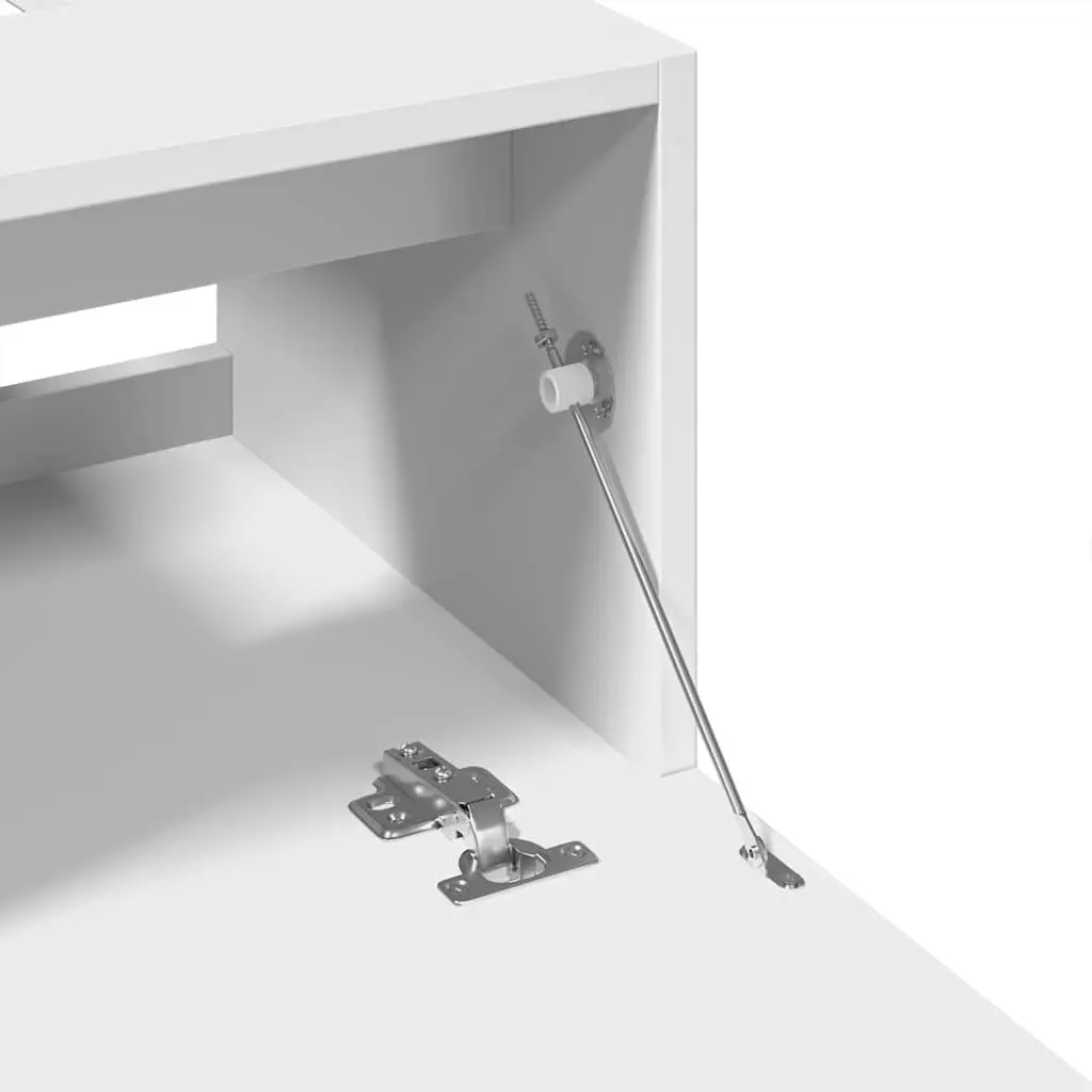 Bathroom Vanity Unit White Under Sink Cabinet 40x37x59cm Storage Drawer