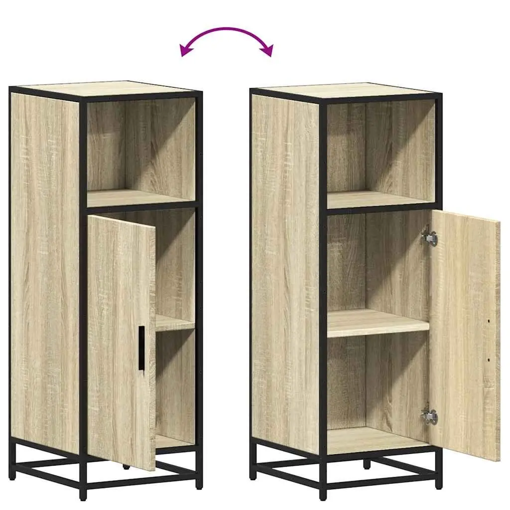 Engineered Wood Bathroom Cabinet, 35x37.5x100 cm