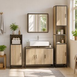 Dimensions and Materials of Bathroom Sink Cabinet