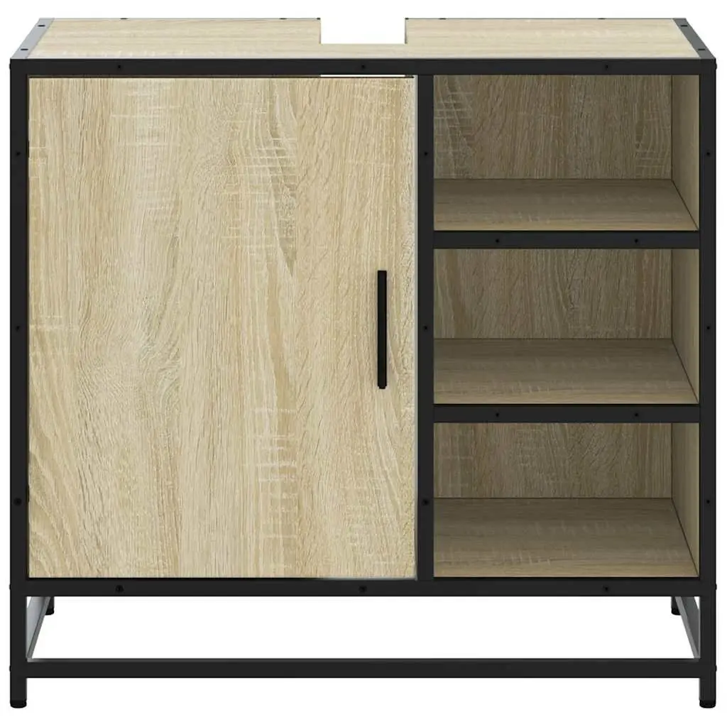 Engineered Wood Bathroom Sink Cabinet Unit
