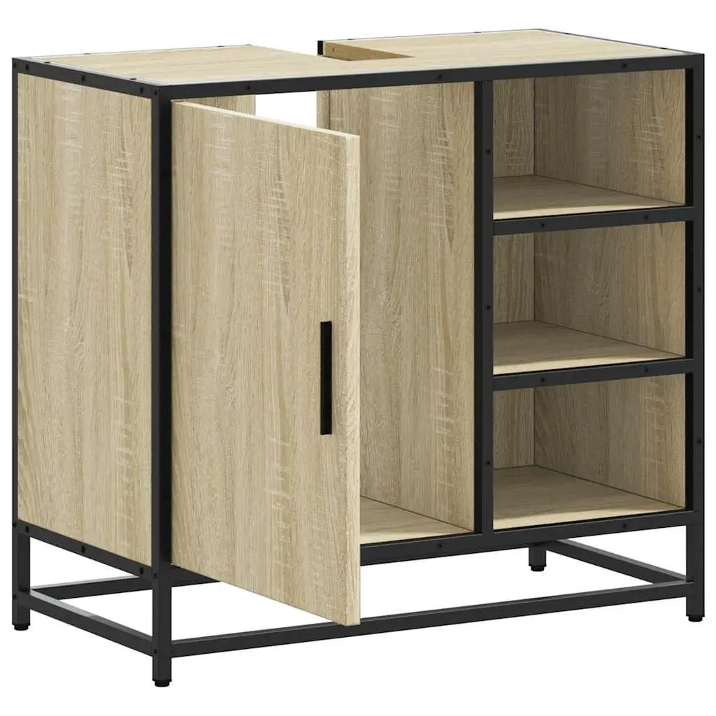 Engineered Wood Bathroom Sink Cabinet Unit