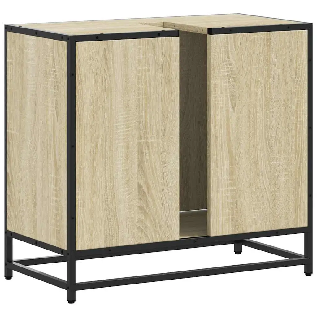 Engineered Wood Bathroom Sink Cabinet Unit