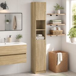 Bathroom Cabinet Specifications: Sonoma Oak 32x25.5x190 cm