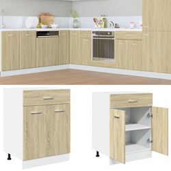 Kitchen Drawer Bottom Cabinet: 60W x 46D x 81.5H cm