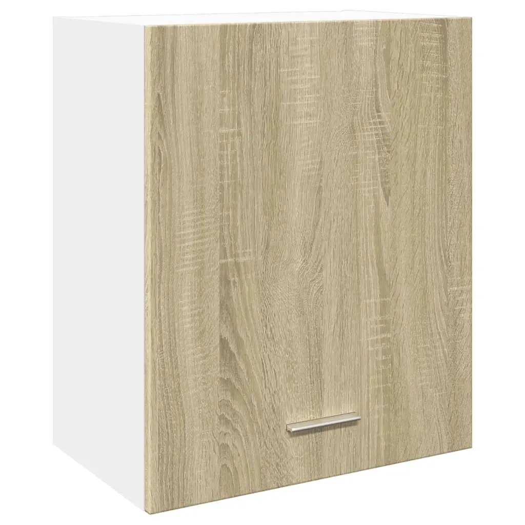 50x31x60cm Wall Mounted Kitchen Storage Cabinet in Brown