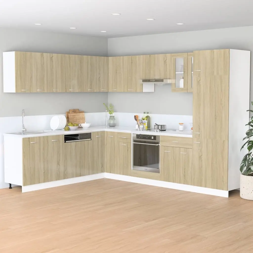 50x31x60cm Wall Mounted Kitchen Storage Cabinet in Brown