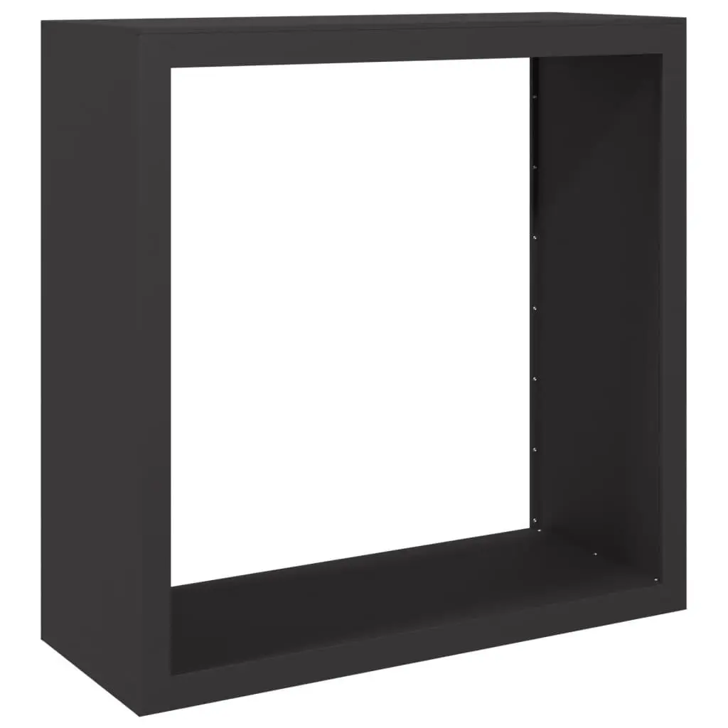 Firewood Rack Log Storage Steel 100x40x100cm Fireplace Wood Holder