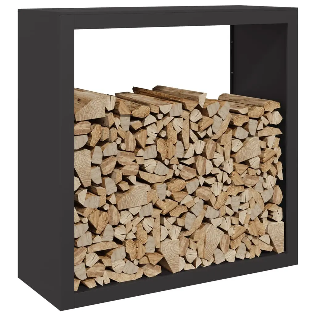 Firewood Rack Log Storage Steel 100x40x100cm Fireplace Wood Holder