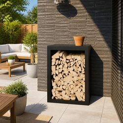 Steel Firewood Rack: Dimensions and Specs Included