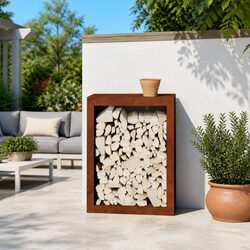 Firewood Storage Rack Dimensions: 60 x 40 x 80 cm