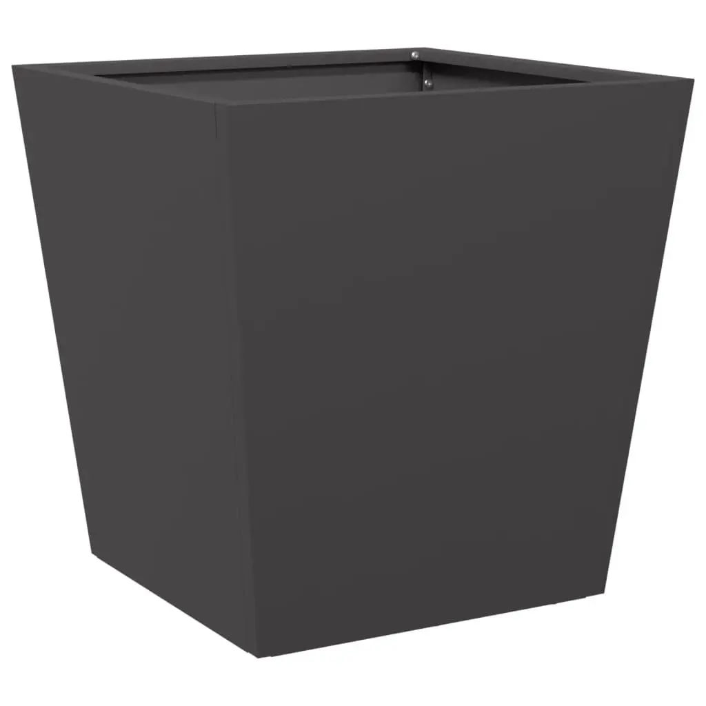 Black Steel Garden Planter Box 40x40x40cm