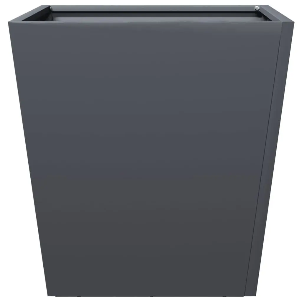 Garden Planter Box Outdoor Use 40x40x40 cm Steel Anthracite
