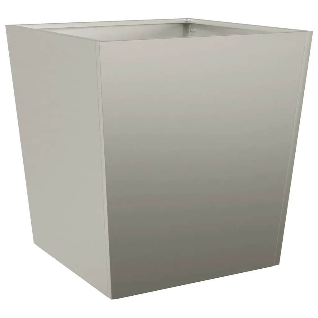 Garden Planters Outdoor 50x50x50 cm Weathering Steel Brown 2 Piece