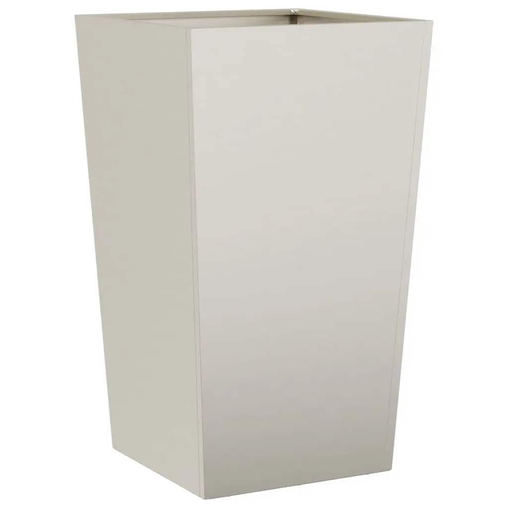 Garden Planter Outdoor 45x45x75 cm Weathering Steel Flower Pot Raised Bed