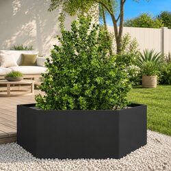 Hexagon Garden Planter Dimensions: 138 x 120 x 45 cm