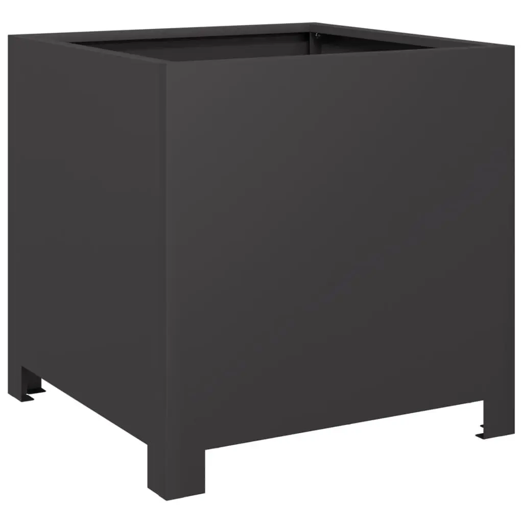 Garden Planters Outdoor 40x40x40 cm Black 2 Piece