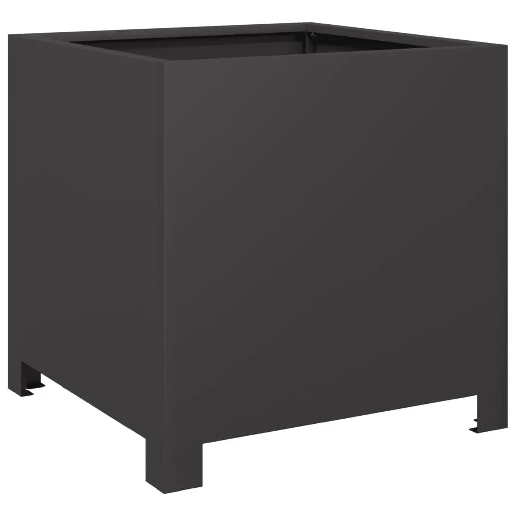 Garden Planters Outdoor 40x40x40 cm Black 2 Piece