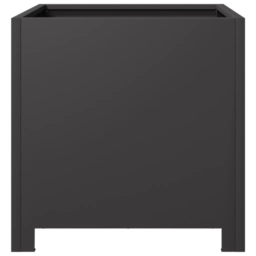 Garden Planters Outdoor 40x40x40 cm Black 2 Piece