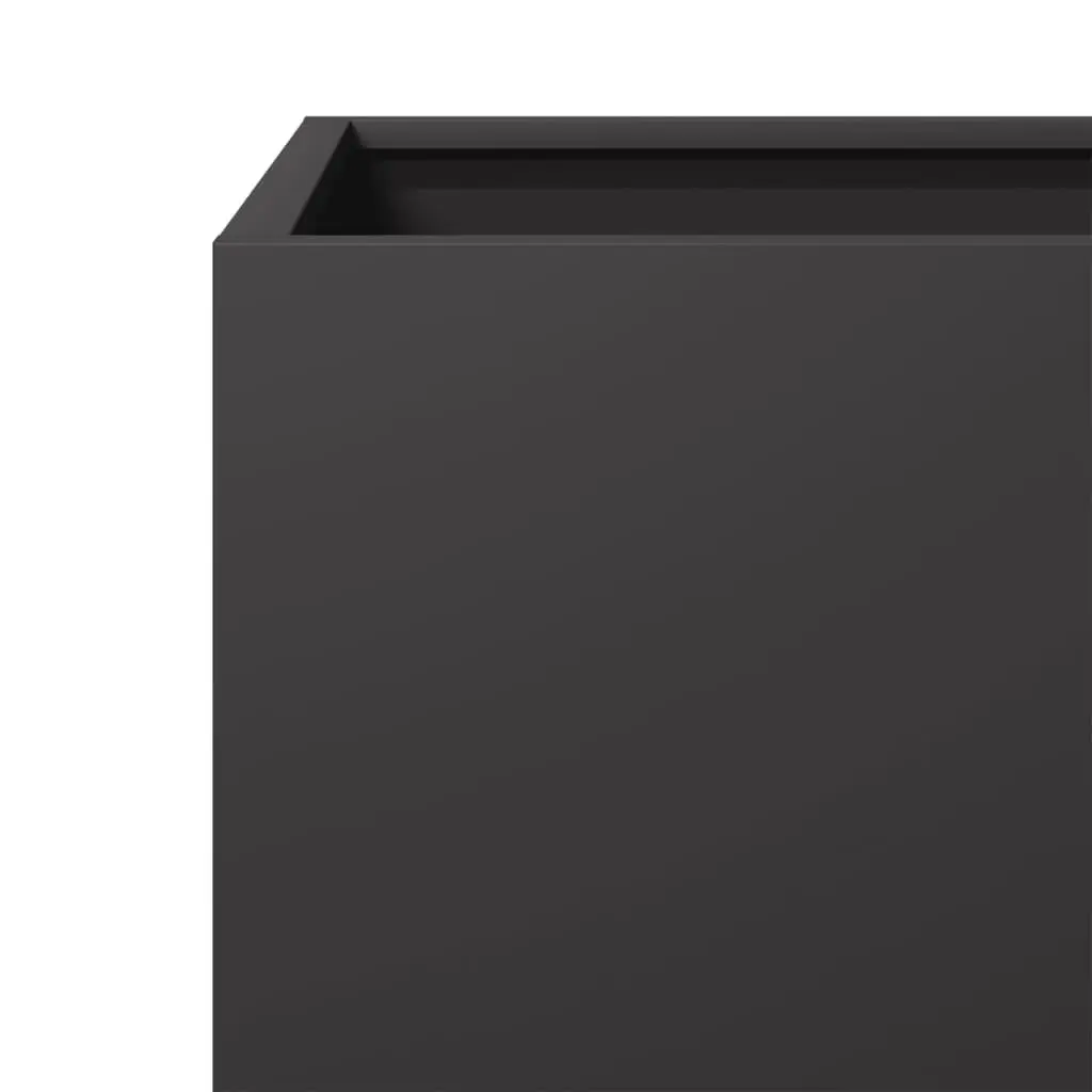 Garden Planters Outdoor 40x40x40 cm Black 2 Piece