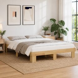 Specifications for Solid Oak Bed Frame 135x190 cm