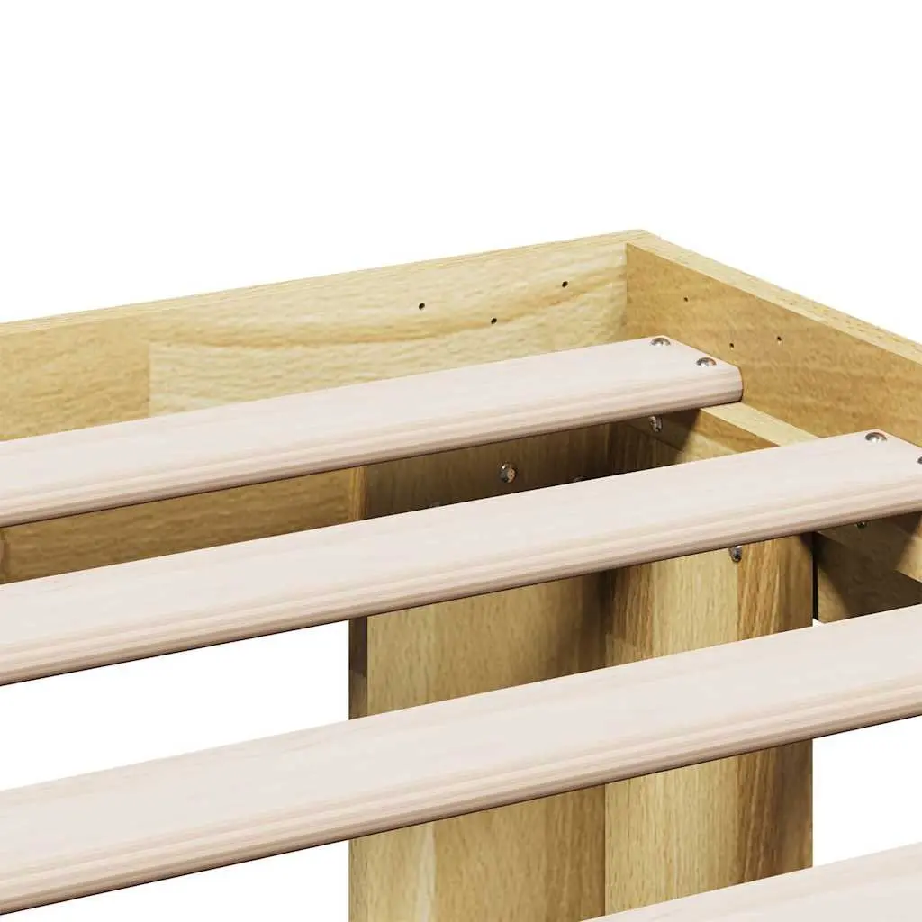 Solid Oak Bed Frame 135x190 cm