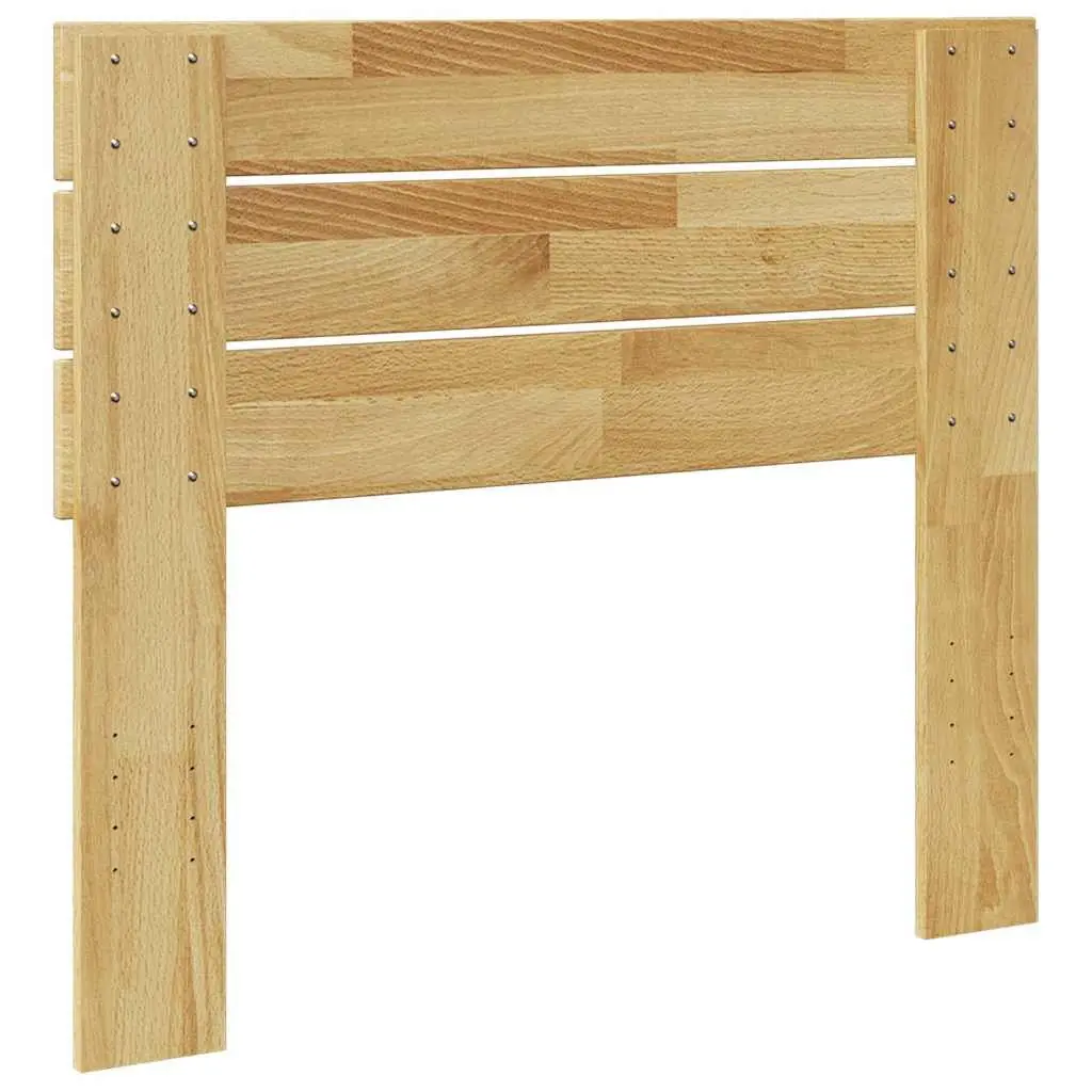 90 cm Brown Solid Wood Headboard
