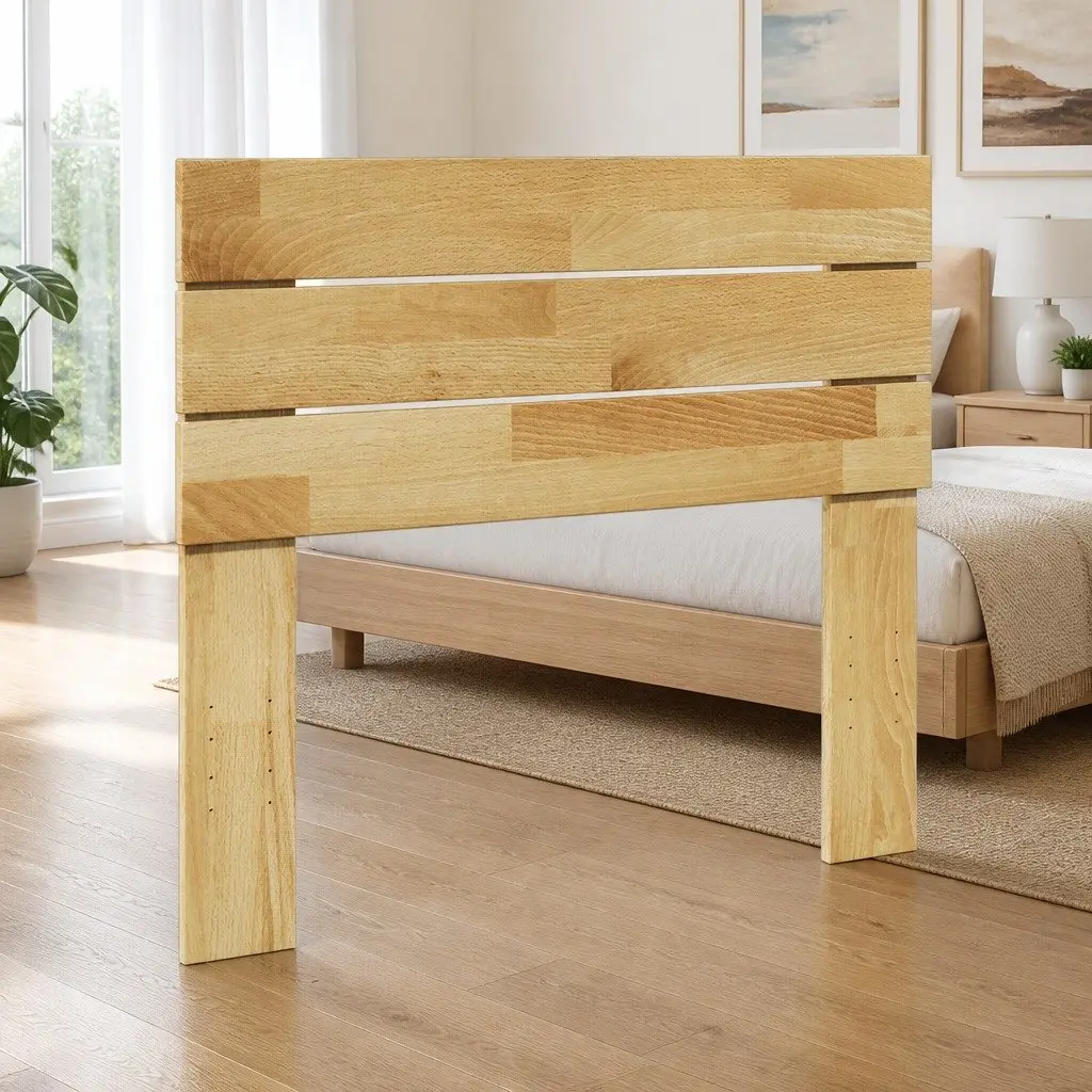 Solid Oak Wood Headboard Bedroom Furniture 100 cm