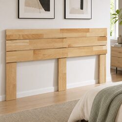 Headboard 150 cm Solid Wood Brown Bedroom Furniture Back Support Bed Accessory