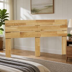 Headboard 160 cm Solid Wood Bed Frame Back Support Bedroom Furniture Brown